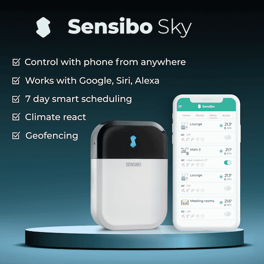 Sensibo Cloud Smart AC Controller Features